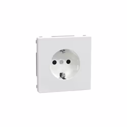 Prise de courant schuko complète blanc MTN2300-6035 série D-Life de Schneider Prise schuko 2 pôles + terre avec protection en ...