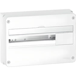 Coffret électrique - Schneider Electric - Resi9 - 18 modules - 1 rangée - Blanc