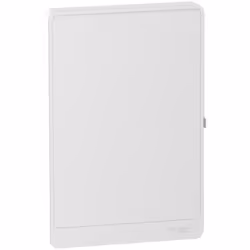 Resi9 - porte opaque - blanc RAL 9003 - 2 rangées - de 36 pas de 9 mm - L 352.5 - H 370.5 - P 27mm - Tenue au feu : 750°C