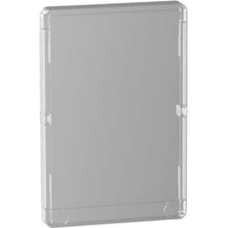 Schneider Electric - Resi9 porte styl transparente pour coffret 18 Modules 2 Rangées schneider R9H18426