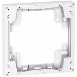Resi9 - rehausseur - 1 rangées - 13 modules de 18 mm - jeu de 8x vis fourni - IP30 conformément à EN/IEC 60529 - IK08 conform ...
