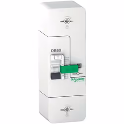 Description générale Le disjoncteur de branchement Resi9 DB60 de Schneider Electric est conçu pour protéger vos installations ...