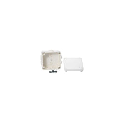 Schneider Electric - Mureva Box - boite de dérivation avec embouts - 80x80x45 - IP55 - blanc polaire (IMT05024)