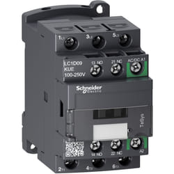 Schneider Electric - TeSys d - contacteur - 3P(3 no) - AC3 - = 440V 9A - 100 à 250Vca-cc