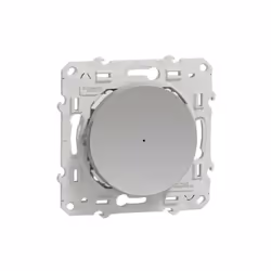 Wiser Odace - bouton poussoir - 10A - zigbee - alu - permet de gérer la lumiere en commande manuelle mais également via un as ...