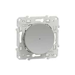 Schneider Electric - Wiser Odace - bouton poussoir - 10A - zigbee - alu (S530530W)