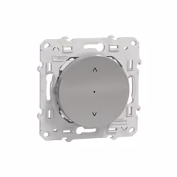 Wiser Odace - interrupteur volet-roulant - 4A - zigbee - alu - permet de gérer les volets roulants en commande manuelle mais  ...