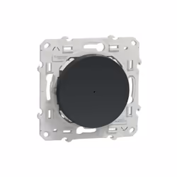 Wiser Odace - variateur poussoir - 2 fils - zigbee - anthracite - permet de gérer la variation de la lumière en commande manu ...