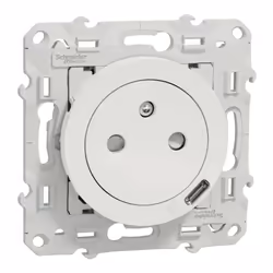 Description générale La prise de courant affleurante Odace de Schneider Electric est une solution innovante et élégante, conç ...