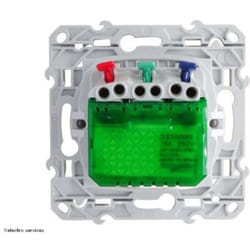 Prise de courant 2P+T affleurante + usb 10,5W Schneider Odace Finition: Cobalt