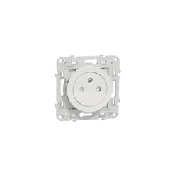 Schneider Electric - odace - prise de courant 2P+T affleurante - blanc - avec griffes - S525052