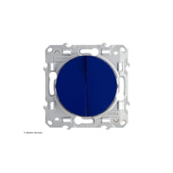 Double Va-et-vient Schneider Odace Finition: Cobalt