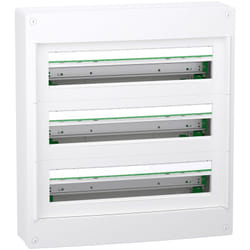 Schneider Electric - tableau électrique sur chassis prismaset xs schneider 3 rangées - 24 modules