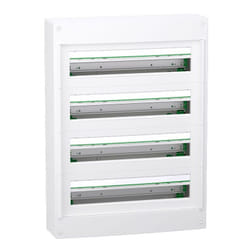 PrismaSeT xs - Coffret plastique saillie 4 rangées 24 modules - sans porte (LVSXT424)