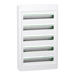 PrismaSeT xs - Coffret plastique saillie 5 rangées 24 modules - sans porte (LVSXT524)