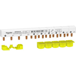 Schneider Electric - Resi9 xp - peigne monobloc - 3P+N - 63A - 10 modules - cache dents 5M (R9PXH410)