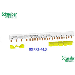 Peigne de raccordement Resi9 xp 3P+N 63A - 13 modules Schneider R9PXH413