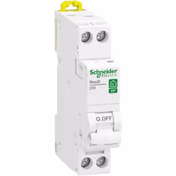 Disjoncteur modulaire RESI9 1P+N courbe C peignable 10A - SCHNEIDER ELECTRIC - R9PFC610