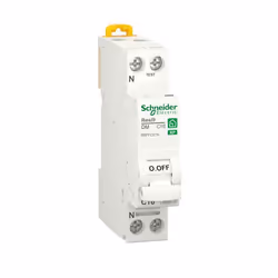 Disjoncteur modulaire RESI9 1P+N courbe C peignable 16A - SCHNEIDER ELECTRIC - R9PFC616