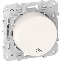 Schneider Electric - Odace - prise RJ45 cpl - blanc - compatibble standard hpav - 200Mbp/s (S520490)