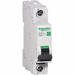 Multi9 C60 disjoncteur 1P courbe C 32A 10kA 277V UL1077 SCHNEIDER M9F22132Multi 9 disjoncteur C60 1P UL 1077 Courbe C 32 A Pd ...