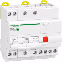 Resi9 XP disjoncteur différentiel 3P+N 32A 30mA courbe C type Asi SCHNEIDER R9PDCS32 Caractéristiques Principales gamme Resi9 ...