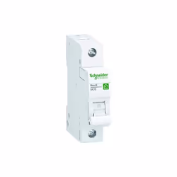 Disjoncteur Resi9 1 pôle, 10 A, caractéristique C. Capacité d'arrêt de 6 kA selon IEC/EN 60898-1. Tension d'alimentation (Ue) ...