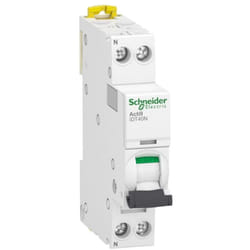 Schneider Electric - A9p54616 Schneider Disjoncteur Unipolaire + Neutre 1p+n 16a Courbe c 6/10ka Acti9 Ic40n