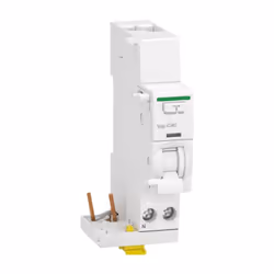 Bloc différentiel Schneider (disjoncteur), gamme Acti9, avec les caractéristiques suivantes Connexion DIN (universelle pour t ...