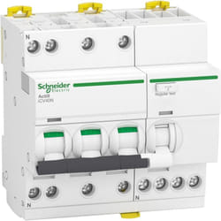 A9de3732 Disjoncteur Différentiel Triphasé 3p+n 32a - 30ma - 6ka - Type Ac Courbe C - Schneider Icv40n