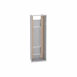 Resi9 - bac d'encastrement tôle - H 860mm incorporé - L 280mm incorporé - P 160mm incorporé - blanc ( RAL 9003 ) - IK09 confo ...