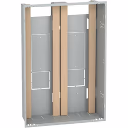 Description générale Bac d'encastrement 2x13 modules Resi9 de Schneider, conçu pour recevoir des coffrets de branchement de 1 ...
