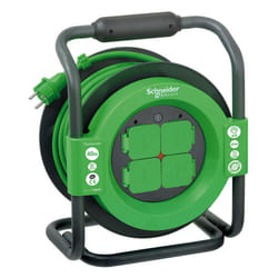 Schneider Electric - Enrouleur bricolage 40m H07RNF 4 prises 16A IP44 - Schneider