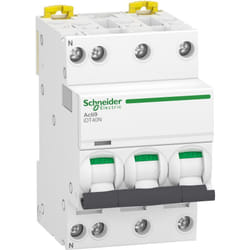 Acti9 iDT40N - disjoncteur modulaire - 3P+N C 25A 6000A/10kA