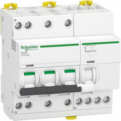 Schneider Electric - Acti9 iDD40K - disjoncteur différentiel - 3P+N c 16A 4500A/4,5A 300mA type ac
