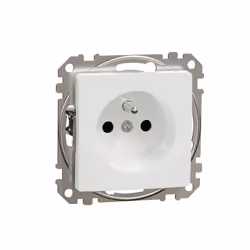 Prise électrique - Schneider - SDD111012 - Blanc - 3680W - IP20 - Encastrée