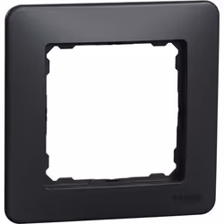 Cadre simple - Schneider Electric - SDD314801 - Noir anthracite - IP44 - Sedna Design