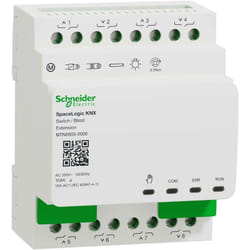 Schneider Electric - MTN6805-0008 spacelogic knx - commutation volet/store - 8 sorties 10AX/16AC1 - extension
