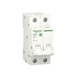 Schneider Electric - Disjoncteur résidentiel 230V Resi9 2P 6000A Schneider 16A
