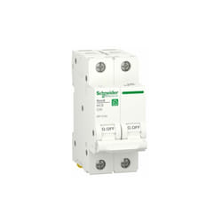 Schneider Electric - Disjoncteur RESI9 2P 20A courbe c 230V 6000A
