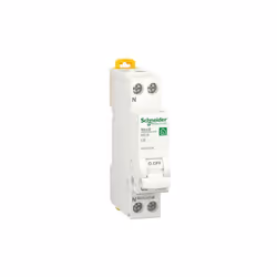 Disjoncteur 1P+N 6A curca C Schneider Electric- R9P35606 Courant nominal: 6 A Degré de protection: IP20 Nombre de modules: 1 ...