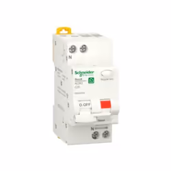 Description générale Le disjoncteur à courant résiduel Schneider Electric Resi9 RCBO est conçu pour offrir une protection fia ...