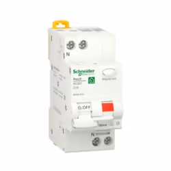Schneider Electric Resi9 1P+N 16A 30mA disjoncteur différentiel - R9D61616Ce Resi9 est un disjoncteur différentiel modulaire  ...