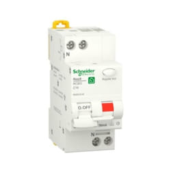 Schneider Electric - disjoncteur à courant résiduel resi9 1p+n 16a 30ma - r9d61616