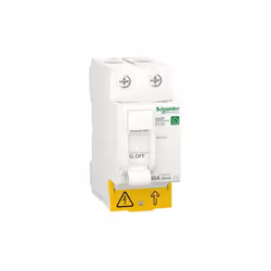 Description générale Le disjoncteur différentiel Schneider Electric RESI9 2P 40A 30mA Classe AC est un dispositif essentiel p ...