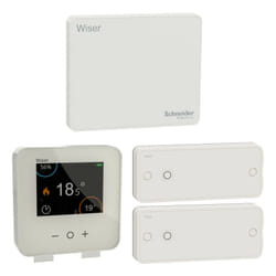 Wiser - kit thermostat connecté pour radiateurs électriques Génération 2 (CCTFR6905G2)