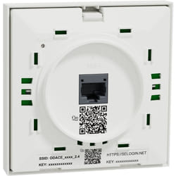 Point accès wifi - avec prise rj45 - odace - blanc Schneider Electric s520491