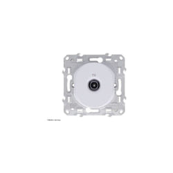 Schneider Electric - Ovalis - prise tv simple - Blanc (S320405)