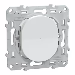 Wiser Ovalis - bouton poussoir - 10A - zigbee - Blanc - permet de gérer la lumiere en commande manuelle mais également via un ...