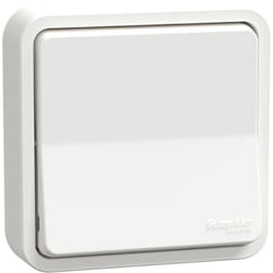 va et vient - encastré - complet - mureva - blanc - schneider electric mur39037